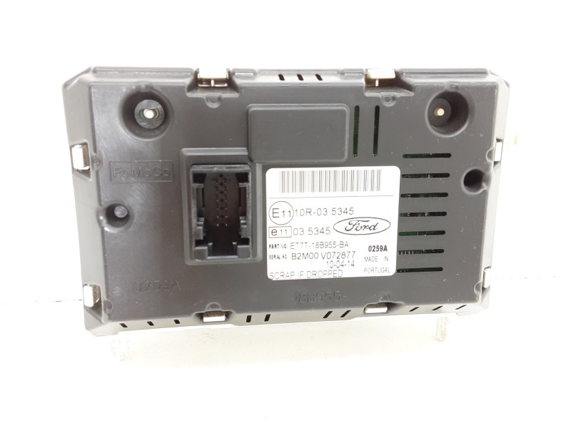 Recambio de pantalla multifuncion para ford fiesta (ccn) ambiente referencia OEM IAM ET7T18B955BA  