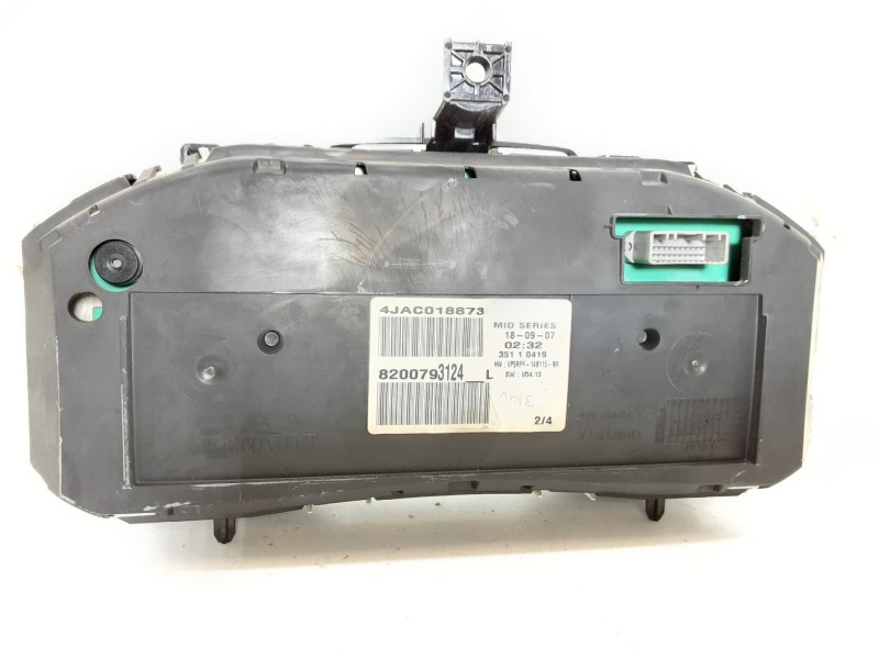 Recambio de cuadro instrumentos para renault megane ii coupe/cabrio authentique referencia OEM IAM 8200793124L 4JAC018873 