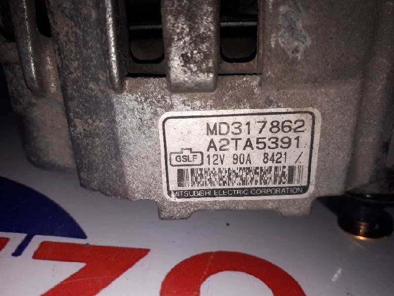 Recambio de alternador para mitsubishi elegant referencia OEM IAM MD317862 A2TA5391 90A