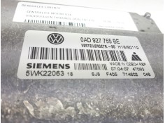 Recambio de centralita motor uce para volkswagen touareg (7l6) tdi v10 referencia OEM IAM 0AD927755BE 5WK22063  2