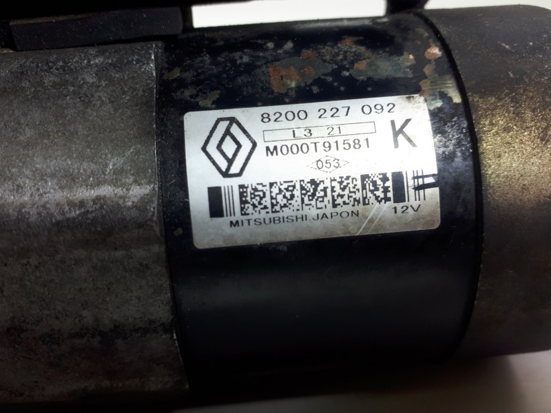 Recambio de motor arranque para renault clio ii fase ii (b/cb0) authentique referencia OEM IAM 8200227092 M000T91581 