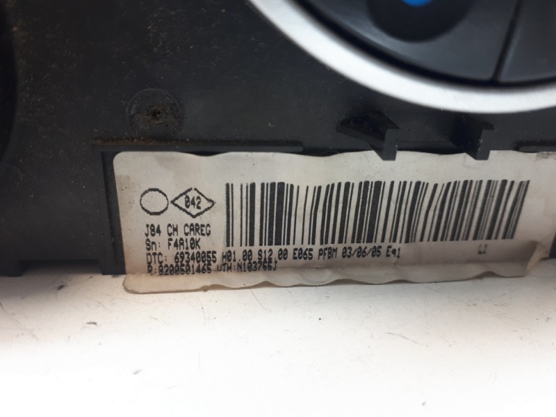 Recambio de mando climatizador para renault scenic ii authentique referencia OEM IAM 8200501465 69340055 