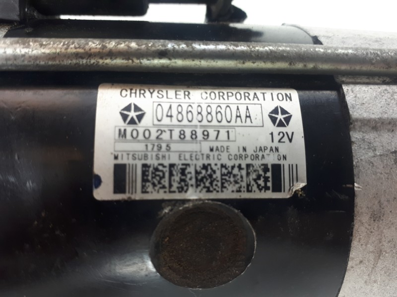 Recambio de motor arranque para chrysler voyager (rg) 2.8 crd grand voyager limited referencia OEM IAM 04868860AA M002T88971 