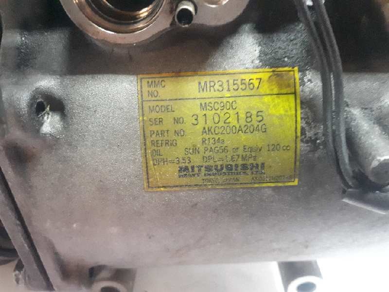 Recambio de compresor aire acondicionado para mitsubishi elegant referencia OEM IAM MR315567 MSC90 AKC200A204G