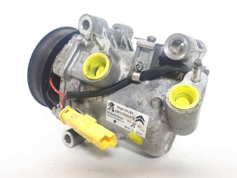 Recambio de compresor aire acondicionado para citroën c-elysée exclusive referencia OEM IAM 9806599380 JSR11T602078 201411124853