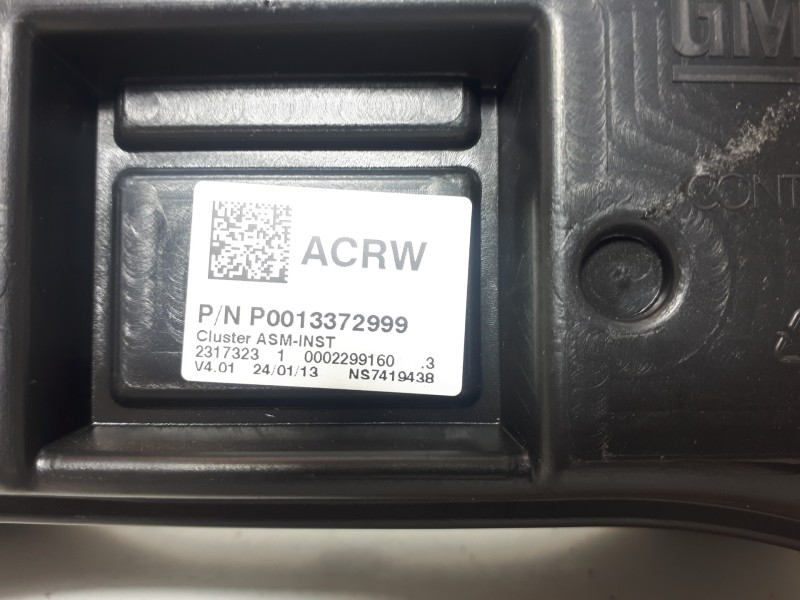 Recambio de cuadro instrumentos para opel corsa d corsavan referencia OEM IAM 13372999 2317323 2299160