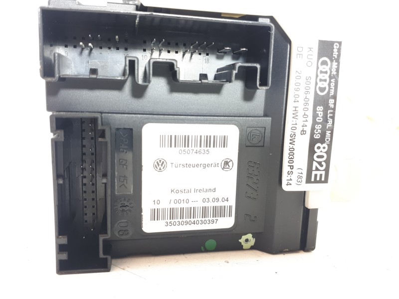 Recambio de motor elevalunas delantero derecho para audi a3 (8p) 1.9 tdi e limited edition referencia OEM IAM 8P0959802E  