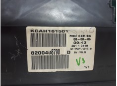 Recambio de cuadro instrumentos para renault megane ii berlina 5p authentique referencia OEM IAM 8200408790D   2