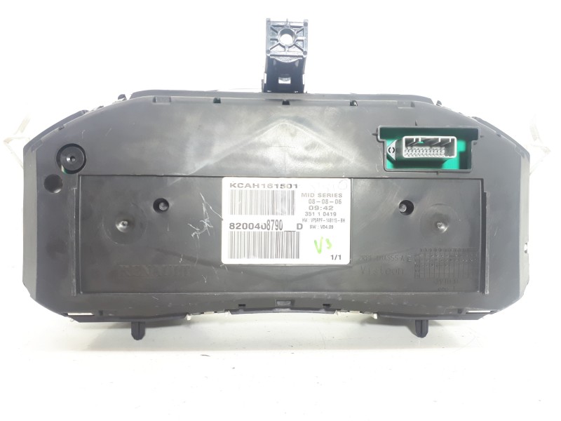 Recambio de cuadro instrumentos para renault megane ii berlina 5p authentique referencia OEM IAM 8200408790D  