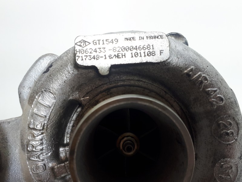Recambio de turbocompresor para renault megane i fase 2 berlina (ba0) 1.9 d authentique referencia OEM IAM 8200046681 GT1549 