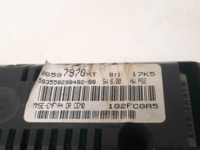 Recambio de pantalla multifuncion para citroën c3 1.4 hdi referencia OEM IAM 96597970XT 7292 