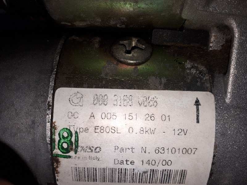 Recambio de motor arranque para smart coupe pure referencia OEM IAM 0003188V006 A0051512601 