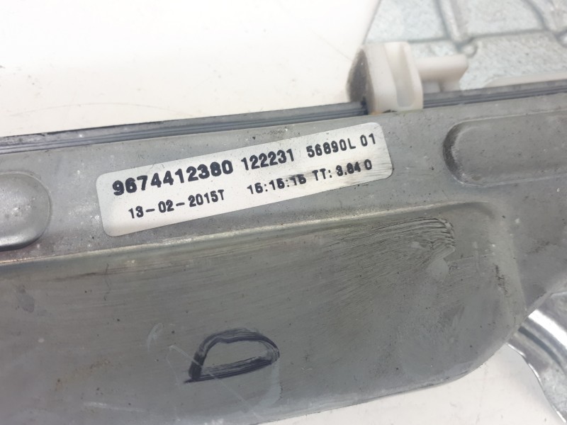 Recambio de elevalunas delantero derecho para citroën c-elysée exclusive referencia OEM IAM 9674412380  