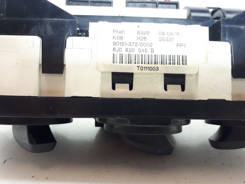 Recambio de mando calefaccion / aire acondicionado para seat ibiza (6j5) copa referencia OEM IAM 6J0820045B  