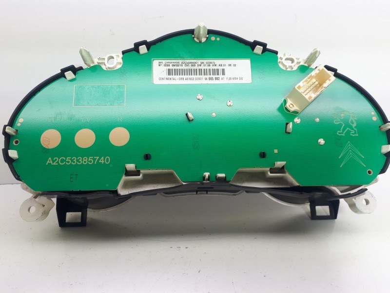 Recambio de cuadro instrumentos para citroën c3 1.6 hdi audace referencia OEM IAM 96665882XT A2C53366301 