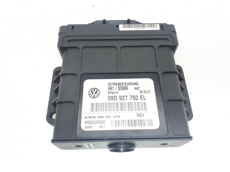 Recambio de centralita cambio automatico para volkswagen touareg (7l6) tdi v10 referencia OEM IAM 09D927750EL MSQA000402 