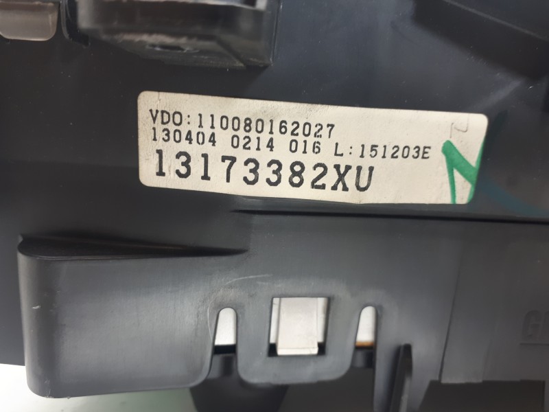 Recambio de cuadro instrumentos para opel meriva cosmo referencia OEM IAM 13173382XU 110080162027A 
