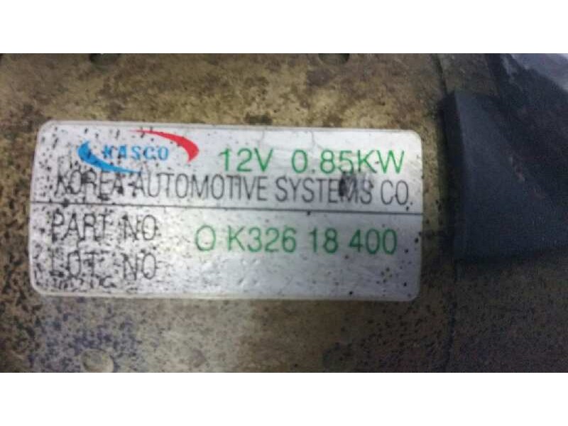 Recambio de motor arranque para kia rio ls berlina (5-ptas.) referencia OEM IAM OK32618400  