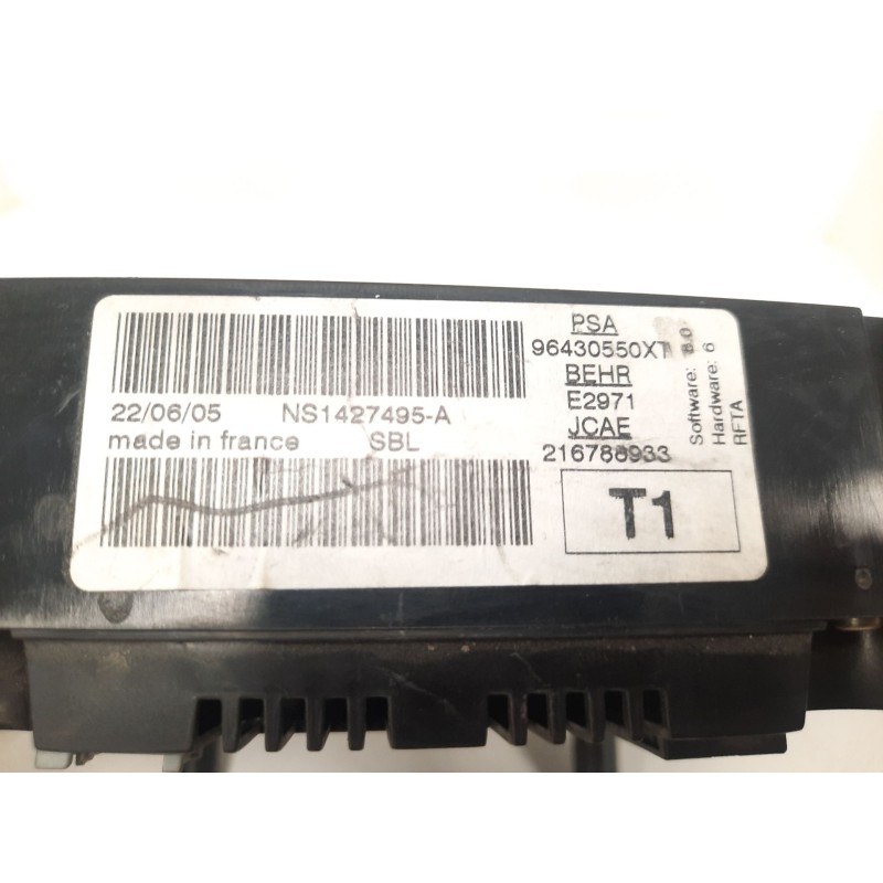 Recambio de mando calefaccion / aire acondicionado para peugeot 206 sw 2.0 16v cat referencia OEM IAM 96430550XT 7342 