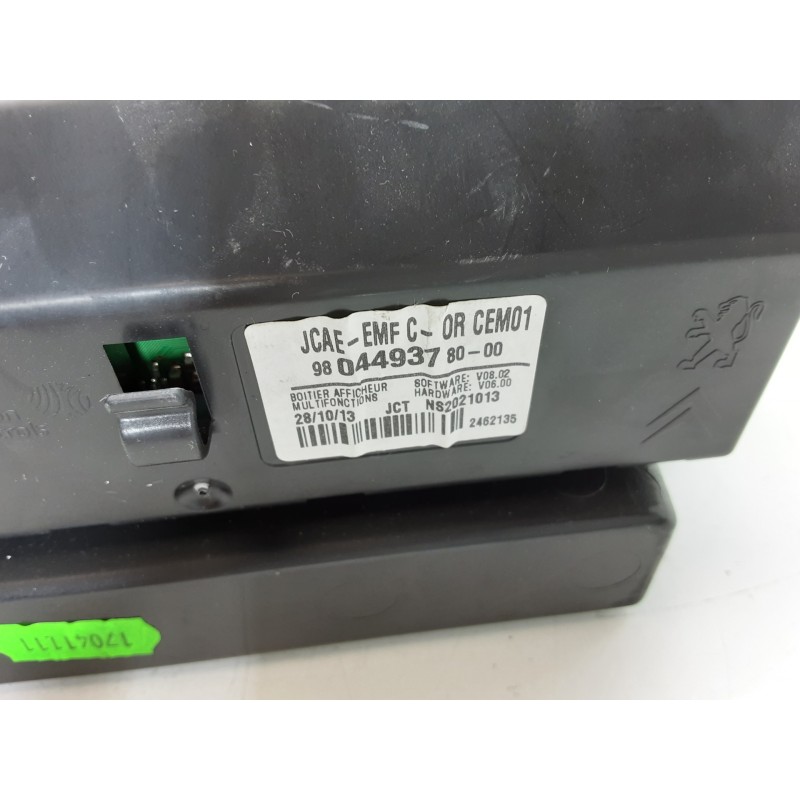 Recambio de pantalla multifuncion para citroën c4 lim. 1.6 e-hdi fap referencia OEM IAM 980449378000  