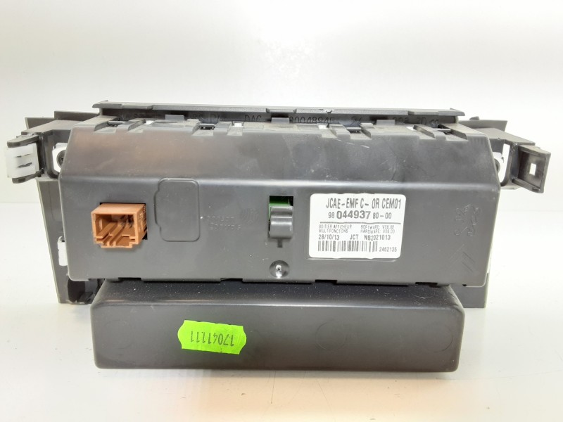 Recambio de pantalla multifuncion para citroën c4 lim. 1.6 e-hdi fap referencia OEM IAM 980449378000  