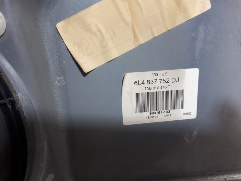 Recambio de elevalunas delantero izquierdo para seat ibiza (6l1) cool referencia OEM IAM 6L4837752DJ  