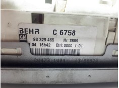 Recambio de mando climatizador para opel meriva cosmo referencia OEM IAM 93329465 C6758  2