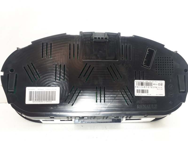 Recambio de cuadro instrumentos para renault megane iii berlina 5 p bose edition referencia OEM IAM RNI248107859R A2C53363612 
