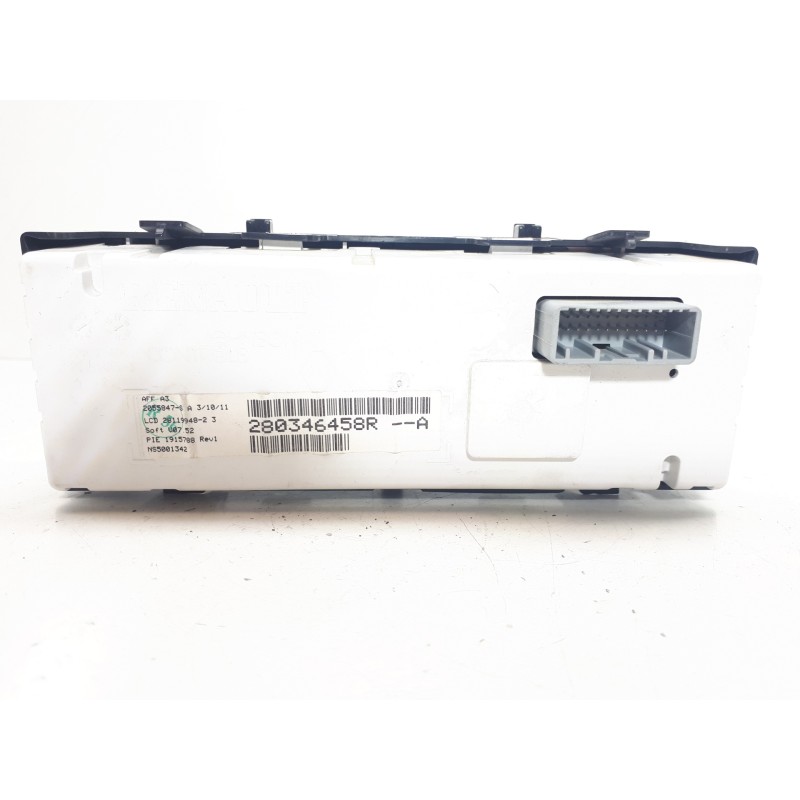 Recambio de pantalla multifuncion para renault megane iii berlina 5 p bose edition referencia OEM IAM 280346458RA  