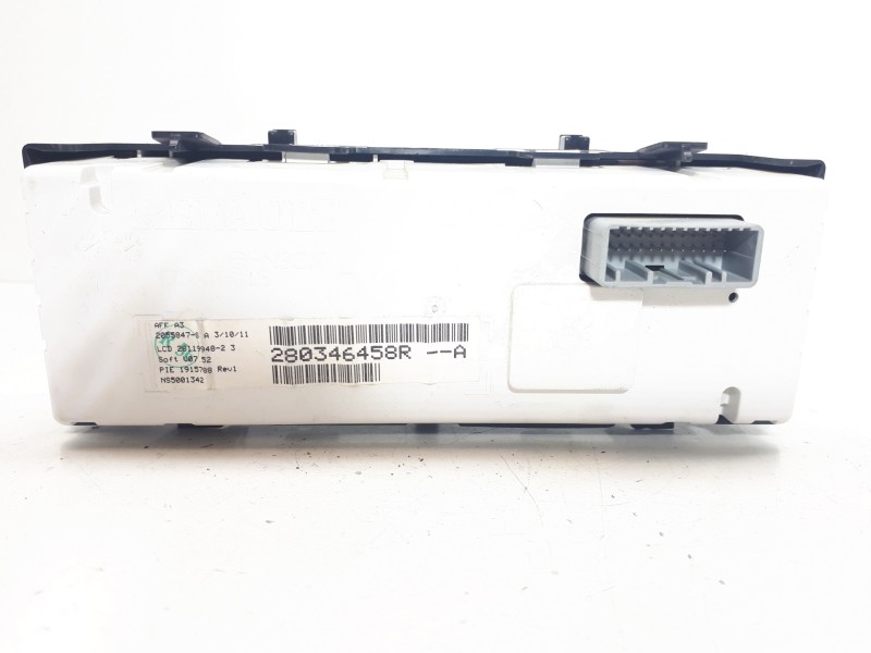 Recambio de pantalla multifuncion para renault megane iii berlina 5 p bose edition referencia OEM IAM 280346458RA  