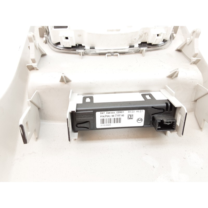 Recambio de luz interior para citroën c4 lim. 1.6 e-hdi fap referencia OEM IAM 9807496180  