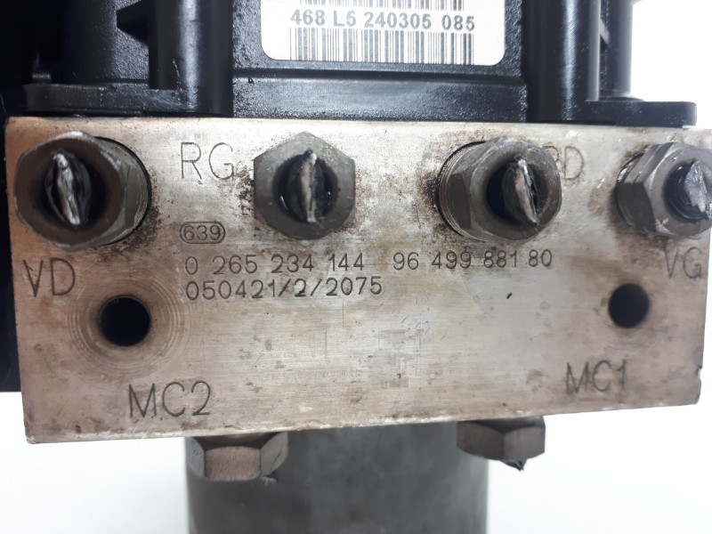 Recambio de abs para citroën c4 coupe by loeb referencia OEM IAM 9649988180 0265234144 9657352680