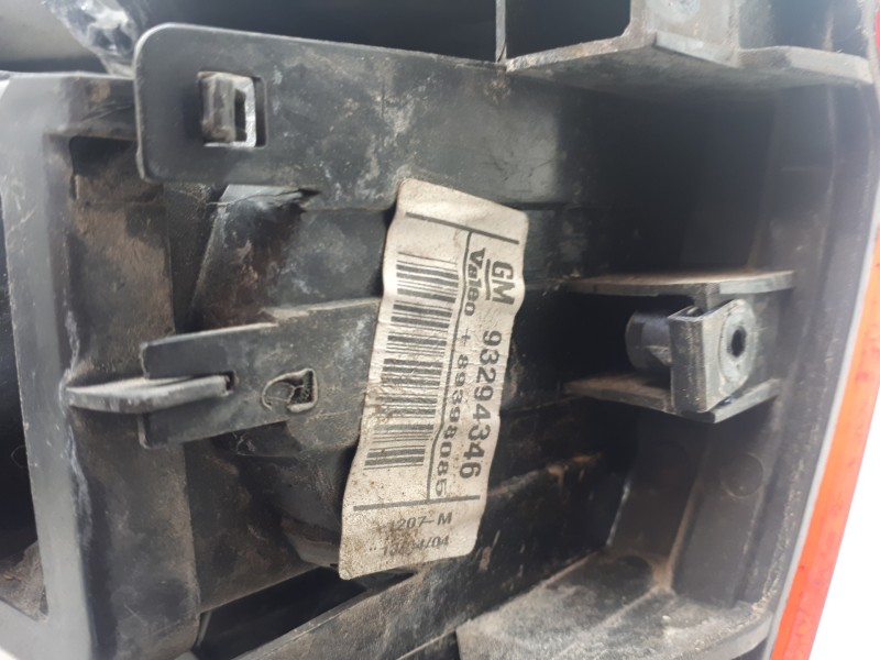 Recambio de piloto trasero derecho para opel meriva cosmo referencia OEM IAM 93294346  