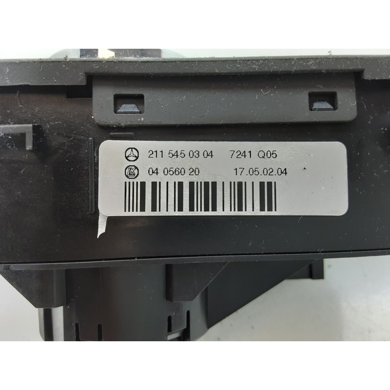 Recambio de mando luces para mercedes-benz clase e (w211) berlina e 240 (211.061) referencia OEM IAM 2115450304 04056020 