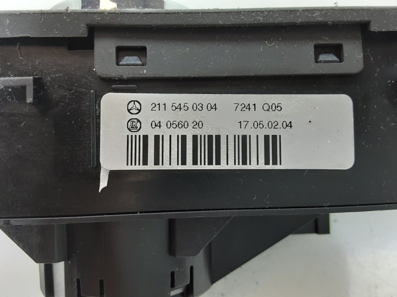 Recambio de mando luces para mercedes-benz clase e (w211) berlina e 240 (211.061) referencia OEM IAM 2115450304 04056020 