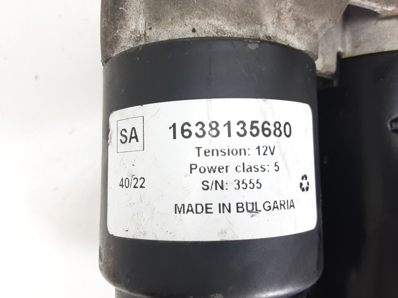 Recambio de motor arranque para peugeot 207 premium referencia OEM IAM 1638135680  