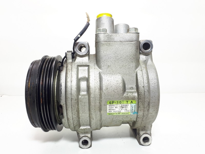 Recambio de compresor aire acondicionado para chevrolet aveo ls referencia OEM IAM 95955943 720981 