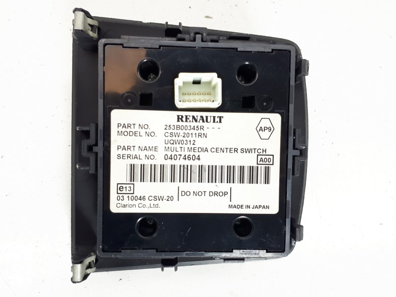 Recambio de mando multifuncion para renault scenic iii dynamique referencia OEM IAM 253B00345R  
