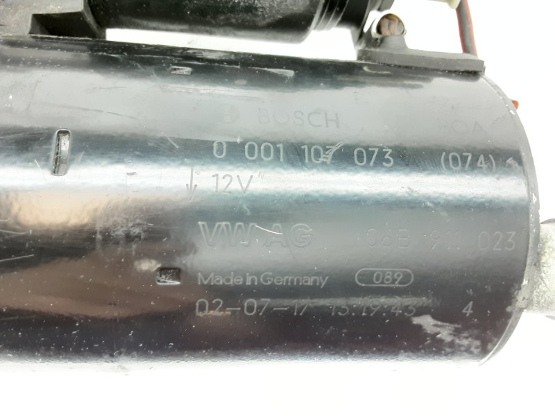 Recambio de motor arranque para audi a4 avant (8e) 1.8 t referencia OEM IAM 06B911023 0001107073 