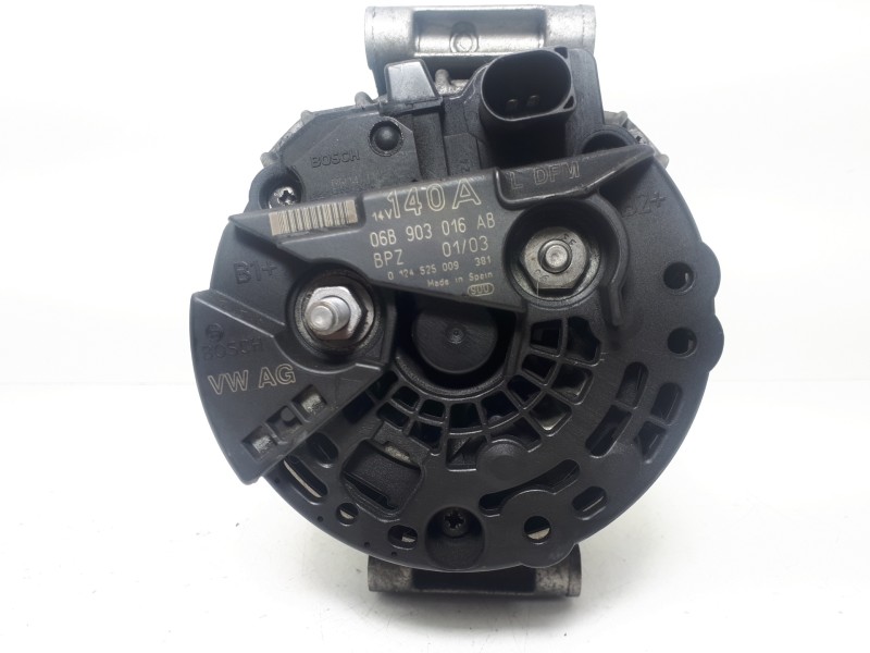 Recambio de alternador para audi a4 berlina (8e) 2.0 fsi referencia OEM IAM 06B903016AB 0124525009381 140A