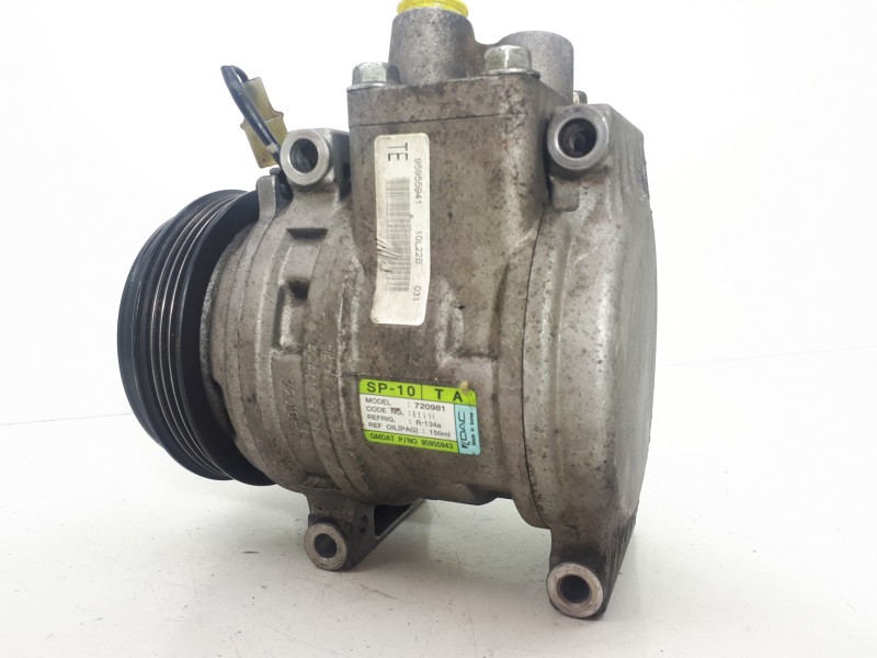 Recambio de compresor aire acondicionado para chevrolet aveo ls referencia OEM IAM 95955943 720981 