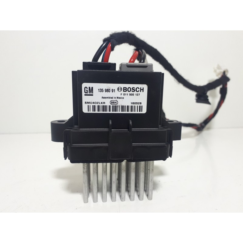 Recambio de resistencia calefaccion para opel mokka x 120 aniversario start/stop referencia OEM IAM 13598091 F011500127 