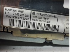Recambio de sistema audio / radio cd para volkswagen touran (1t1) trendline referencia OEM IAM 1K0035186P 7643223360  2