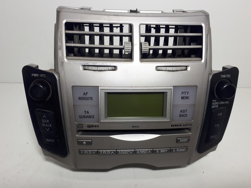 Recambio de sistema audio / radio cd para toyota yaris (ksp9/scp9/nlp9) básico referencia OEM IAM 861200D210  
