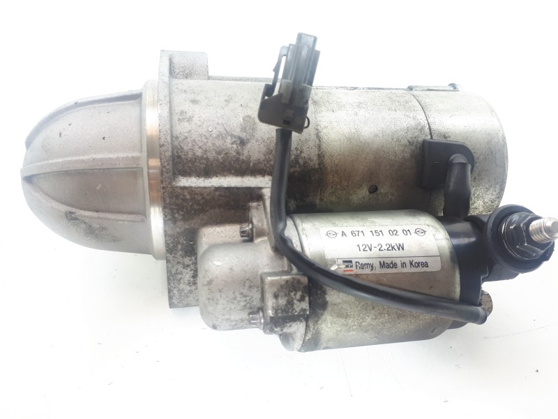 Recambio de motor arranque para ssangyong rexton w limited 4wd referencia OEM IAM A6711510201  