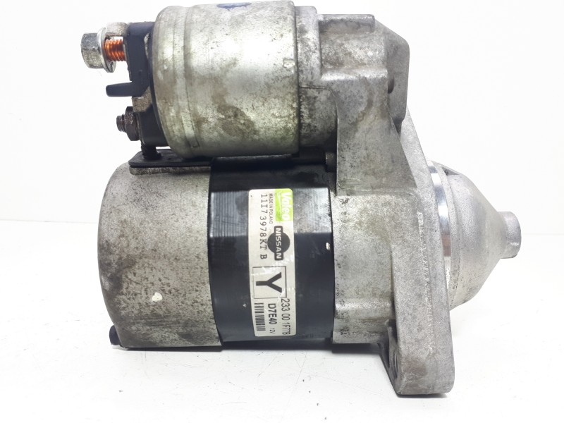 Recambio de motor arranque para nissan micra (k12e) acenta referencia OEM IAM 233001F77B D7E40 