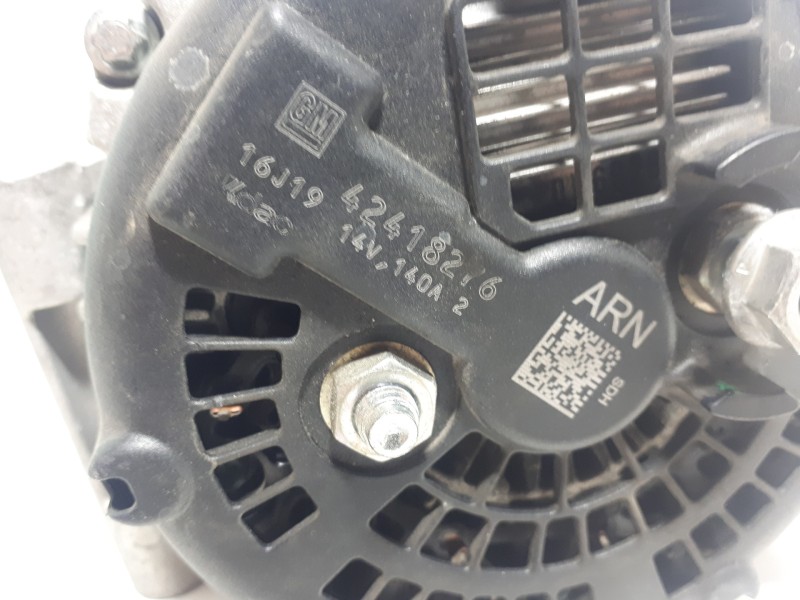 Recambio de alternador para opel mokka x 120 aniversario start/stop referencia OEM IAM 42418276 140A 