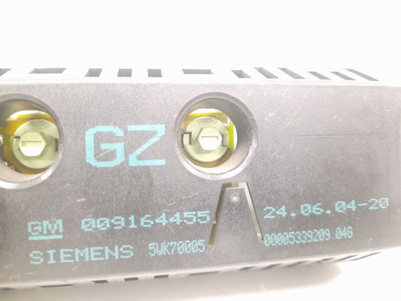 Recambio de pantalla multifuncion para opel meriva cosmo referencia OEM IAM 009164455 5WK70005 