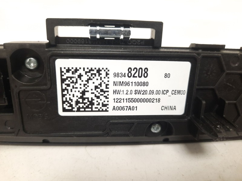 Recambio de warning para opel mokka 1.5 (76) referencia OEM IAM NIM96110080 9834820880 A0067A01