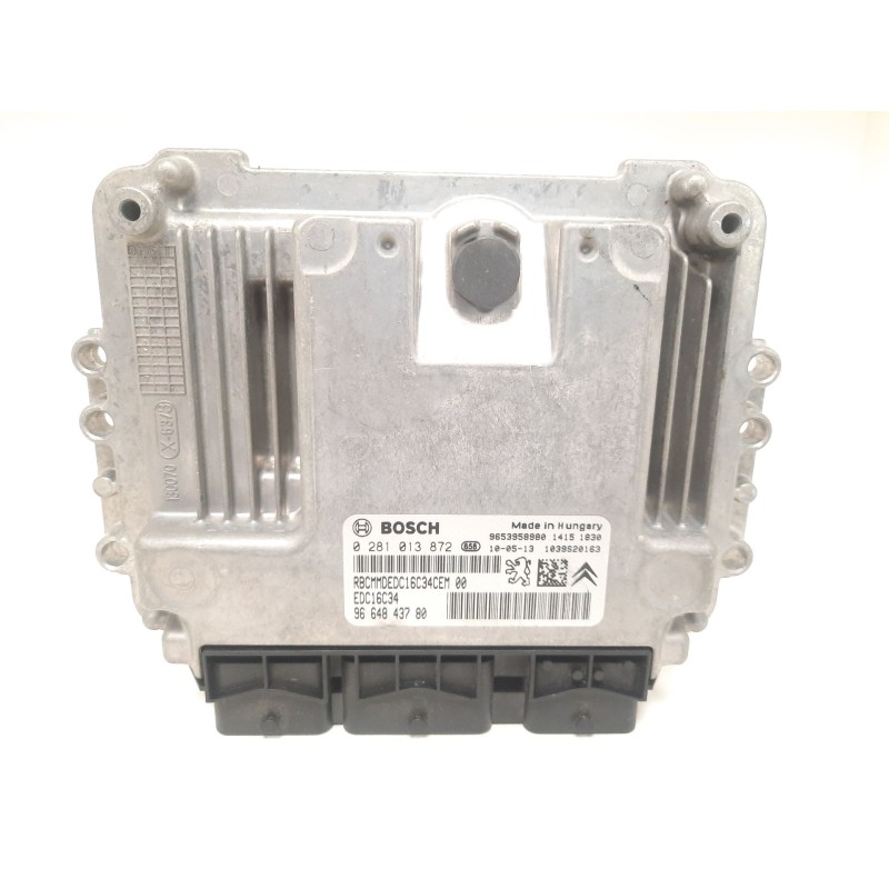 Recambio de centralita motor uce para peugeot 308 i (4a_, 4c_) 1.6 hdi referencia OEM IAM 0281013872 9664843780 EDC16C34